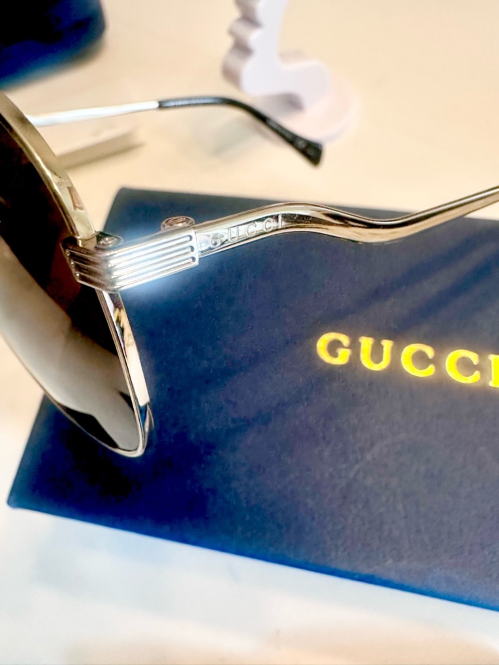 Brand New Gucci Aviator Sunglasses - Picture 6 of 8
